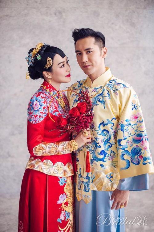 男明星结婚礼服,男明星们的浪漫结婚礼服风采