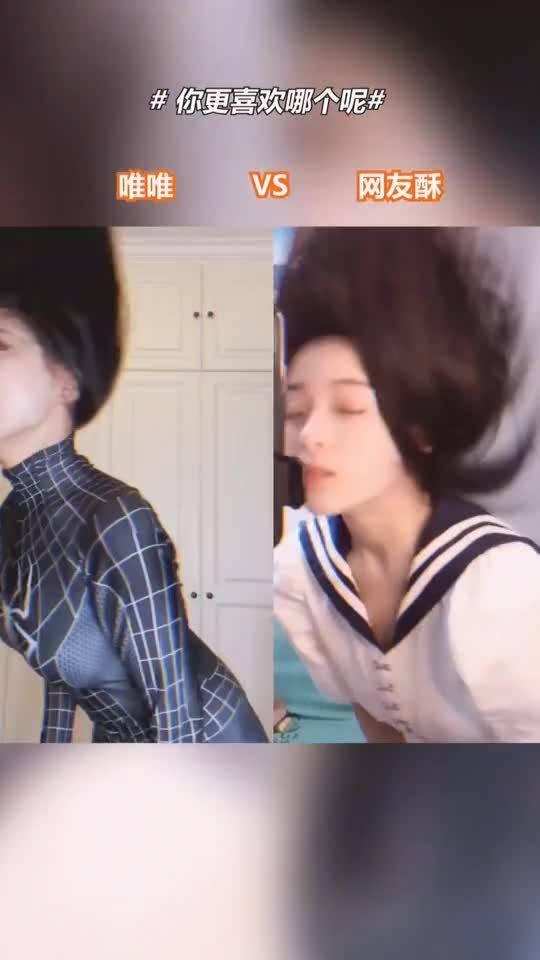 头发甩起来的网红男孩,网红男孩头发甩动，演绎街头时尚风采